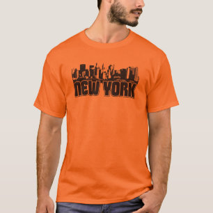 ニューヨークのスカイライン Tシャツ