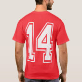 ニューヨークのスカイラインTシャツ – Mens Tシャツ (裏面)