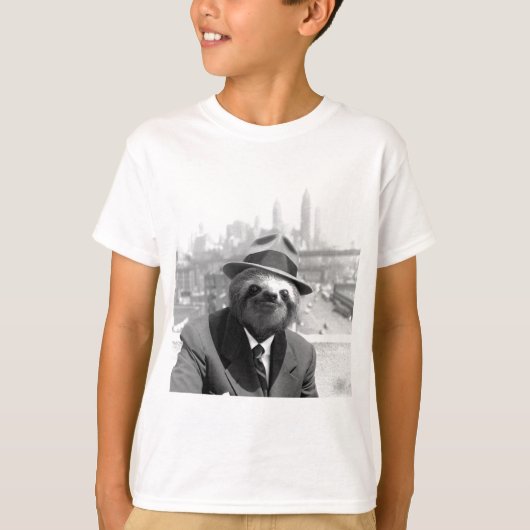 ニューヨークのスロース Tシャツ (正面)