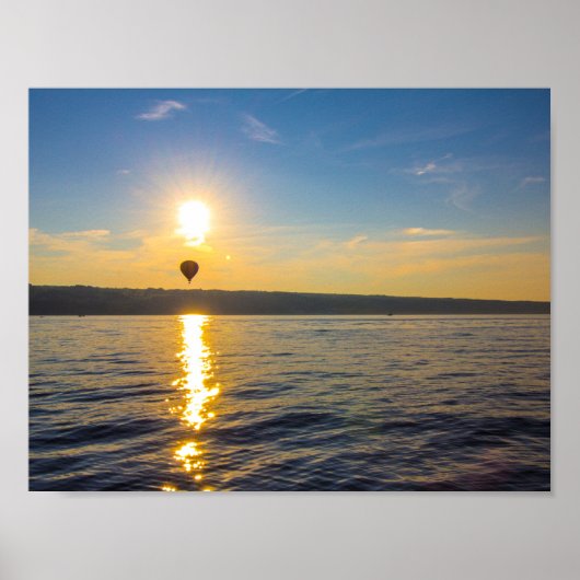 ニューヨークのセネカ湖 ポスター (正面)