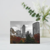 ニューヨークのセントラルパークから眺める ポストカード (スタンド正面)