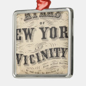 ニューヨークのタイトルページアトラス、近く メタルオーナメント (左)