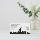 ニューヨークのタクシーの名刺 名刺 (スタンド正面)