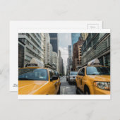 ニューヨークのタクシー乗り場 ポストカード (正面/裏面)