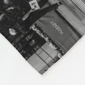 ニューヨークのタクシー都市のカラーポップ・アートの写真 フリースブランケット (角)