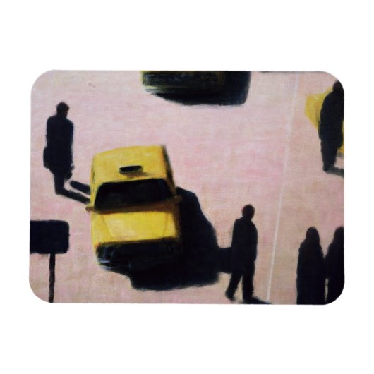 ニューヨークのタクシー1990 マグネット (横)