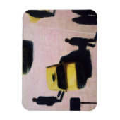 ニューヨークのタクシー1990 マグネット (縦)