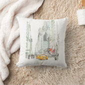 ニューヨークのタクシー クッション (ブランケット)