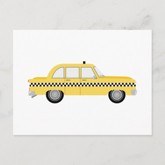 ニューヨークのタクシー ポストカード (正面)