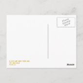 ニューヨークのタクシー ポストカード (裏面)