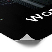 ニューヨークのツインタワーズ世界貿易センター ポスター (角)