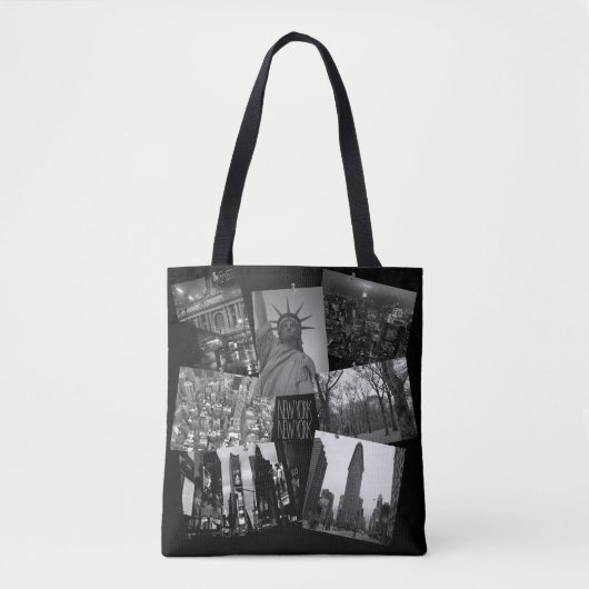 ニューヨークのトートバックのニューヨークの陸標の記念品のバッグ トートバッグ (正面)