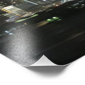 ニューヨークのナイトパノラマ フォトプリント            (角)