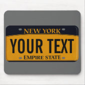 ニューヨークのナンバープレートのマウスパッド マウスパッド (正面)