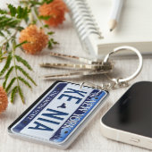 ニューヨークのナンバープレートのKeychainのカスタム キーホルダー (正面右)