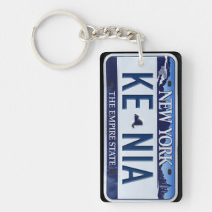 ニューヨークのナンバープレートのKeychainのカスタム キーホルダー