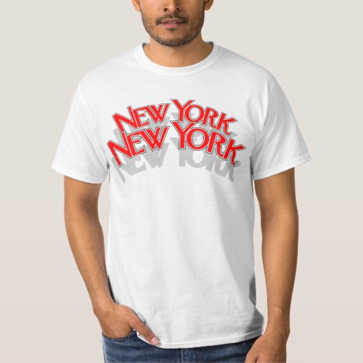 ニューヨークのニューヨーカーのワイシャツ Tシャツ (正面)