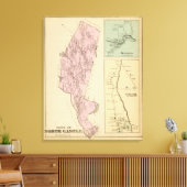 ニューヨークのノースキャッスル キャンバスプリント (インサイチュ (リビング))