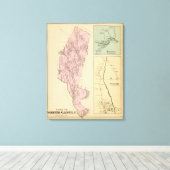 ニューヨークのノースキャッスル キャンバスプリント (インサイチュ (ウッドフロア))