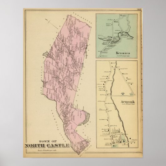 ニューヨークのノースキャッスル ポスター (正面)