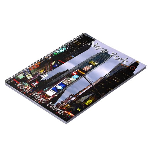 ニューヨークのノートパーソナライズなNYの記念品ジャーナル ノートブック (左側)
