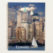 ニューヨークのハドソン川を航行すること プランナー手帳 (正面)