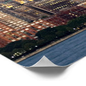 ニューヨークのハドソン川を航行すること ポスター (角)