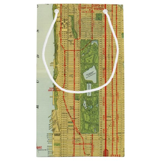 ニューヨークのハート スモールペーパーバッグ (裏面)