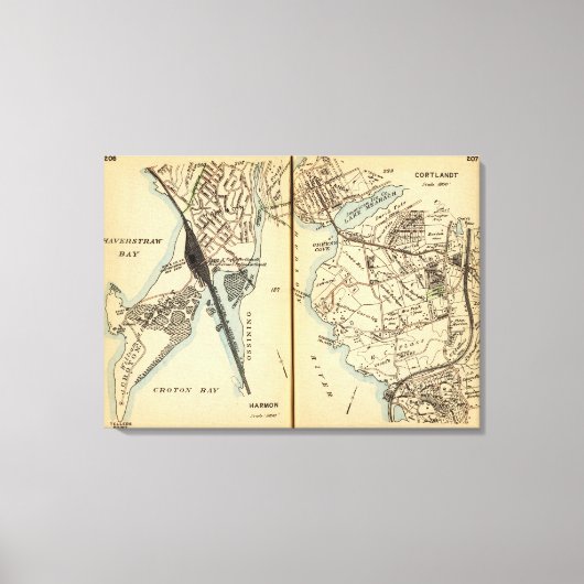 ニューヨークのハーモンパーク キャンバスプリント (正面)