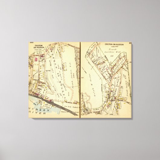 ニューヨークのハーモンパーク キャンバスプリント (正面)