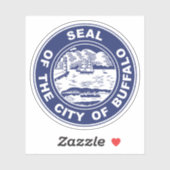 ニューヨークのバッファローの封印 シール (シート)