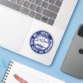 ニューヨークのバッファローの封印 シール (ノートパソコンとiPhone)