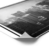 ニューヨークのビジネス街、ウッドブリッジ建物 ポスター (角)