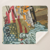 ニューヨークのビンテージポスター。 シェルパブランケット (正面(横))