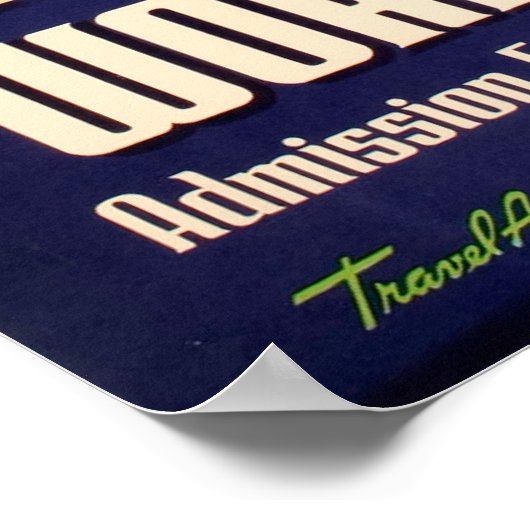 ニューヨークのフェアヴィンテージのポスター ポスター (角)