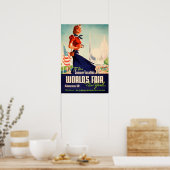 ニューヨークのフェアヴィンテージのポスター ポスター (キッチン)