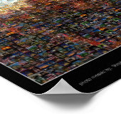 ニューヨークのフォトモザイク ポスター (角)