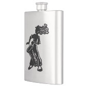 ニューヨークのブギウギ夜ドラム虹 フラスク (左)