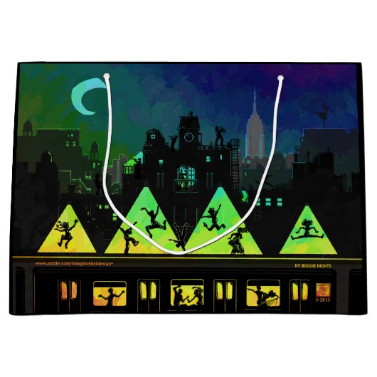 ニューヨークのブギウギ夜 ラージペーパーバッグ (正面)