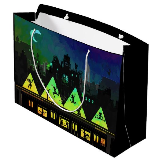 ニューヨークのブギウギ夜 ラージペーパーバッグ (裏面アングル)