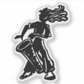 ニューヨークのブギーナイツドラマー選手 シール (正面)