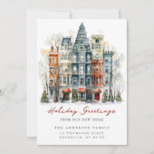 ニューヨークのブラウンストーン新住所 案内状 (正面)