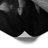 ニューヨークのブラック&ホワイトの自由の女神 ポスター (角)