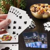 ニューヨークのブルックリン橋の反射の眺め トランプ (インサイチュ)