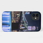 ニューヨークのブルックリン橋の反射の眺め Case-Mate iPhoneケース (裏面(横))