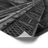 ニューヨークのブルックリン橋 ポスター (角)