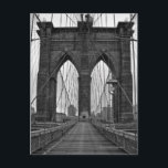 ニューヨークのブルックリン橋 ポストカード<br><div class="desc">ニューヨークのブルックリン橋。 | Weygan Randolph Mayes | AssetID: 98060604</div>