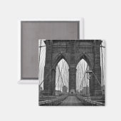 ニューヨークのブルックリン橋 マグネット (正面/裏面)