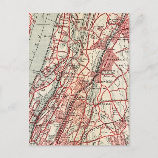 ニューヨークのペラムマナーハーレム、ヨンカーズ ポストカード (正面)