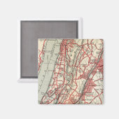 ニューヨークのペラムマナーハーレム、ヨンカーズ マグネット (正面/裏面)